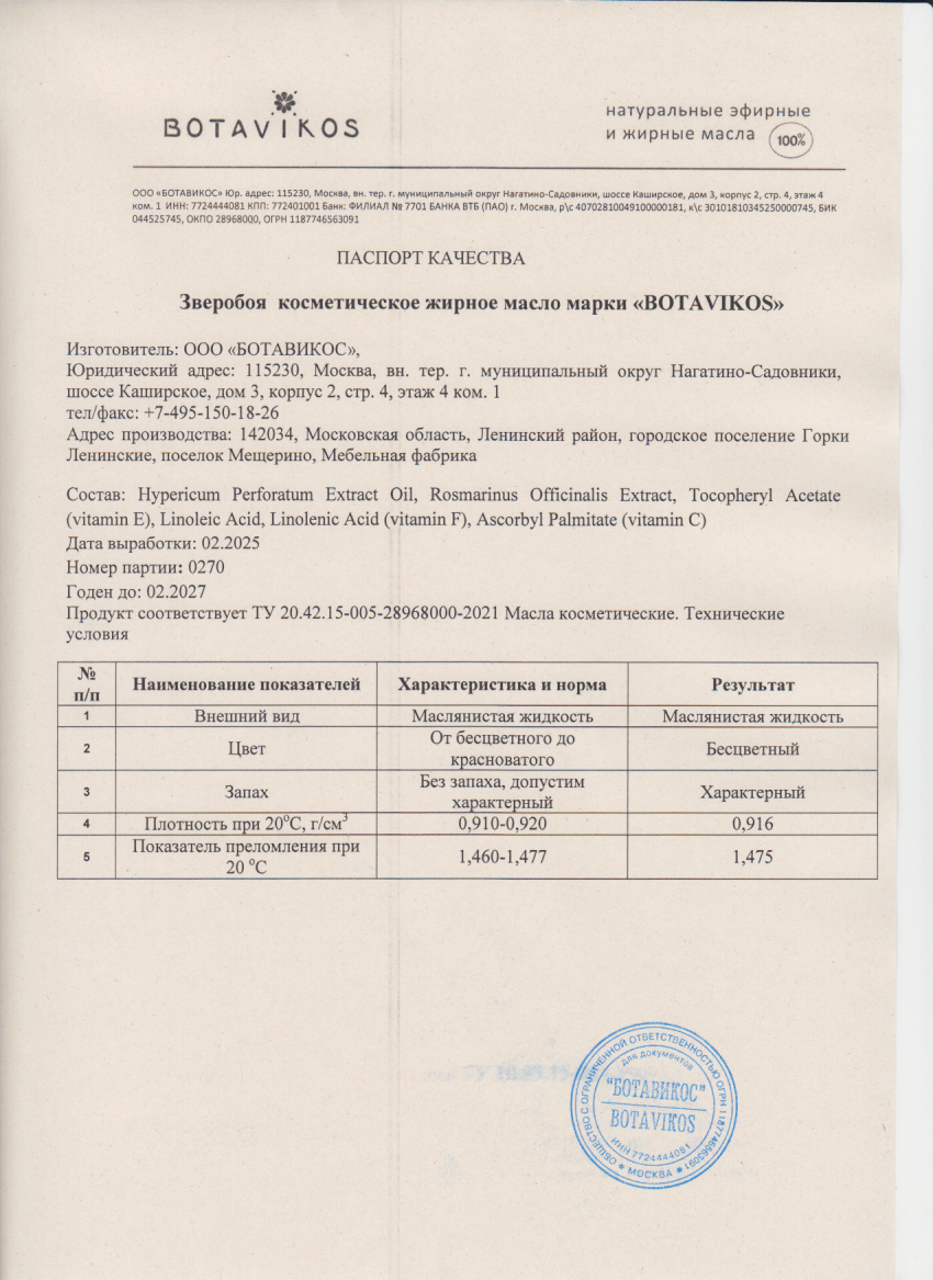 Паспорт №022025